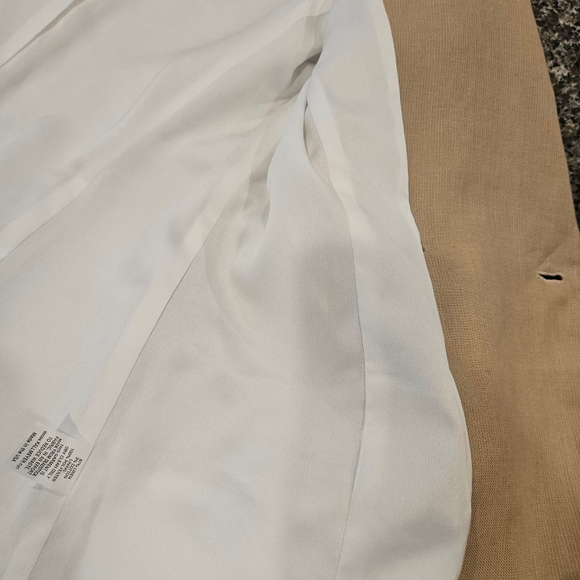 Women's KALLMEYER Beige Linen Blend Blazer Size 2 - Picture 7 of 9